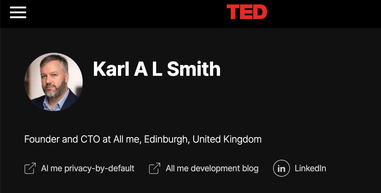 Karl A L Smith TED