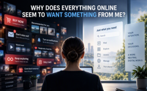 Why Does Everything Online Seem to Want Something From Me?